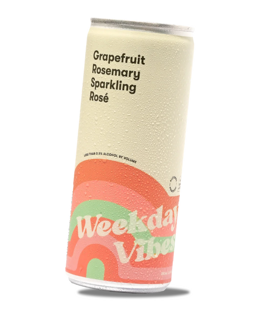 Grapefruit Rosemary Sparkling Rosé - Weekday Vibes