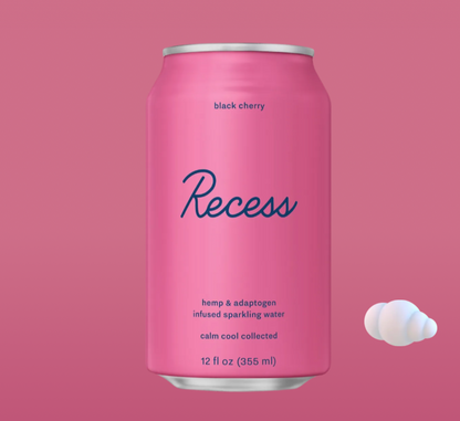 Recess - sparkling water infused adaptogens for calm & clarity