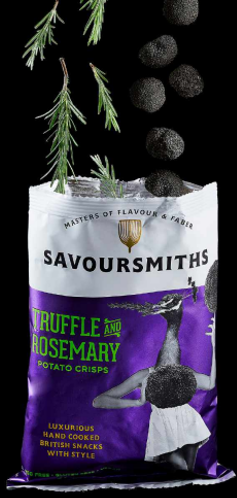 Savoursmiths Truffle and Rosemary Potato Crisps