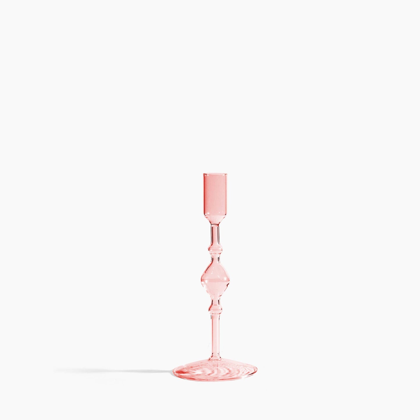 Glass Candlestick Holder - Tall - Poketo