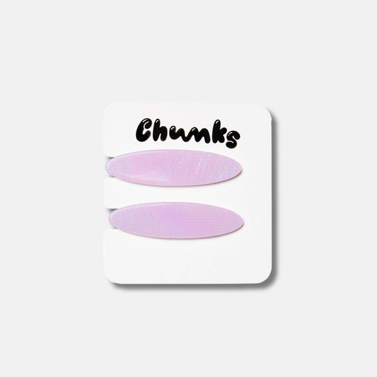 CHUNKS - Allie Clips in Oval Shimmer