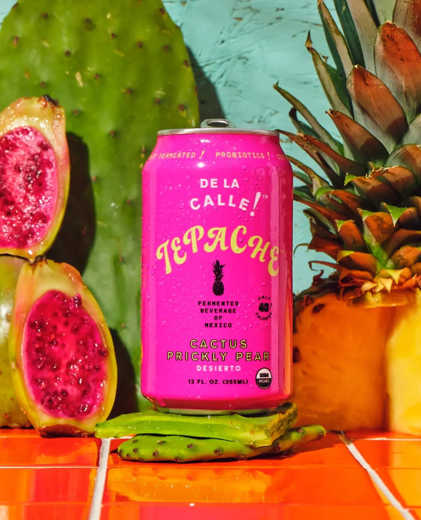 Cactus Prickly Pear Tepache Fermented Beverage