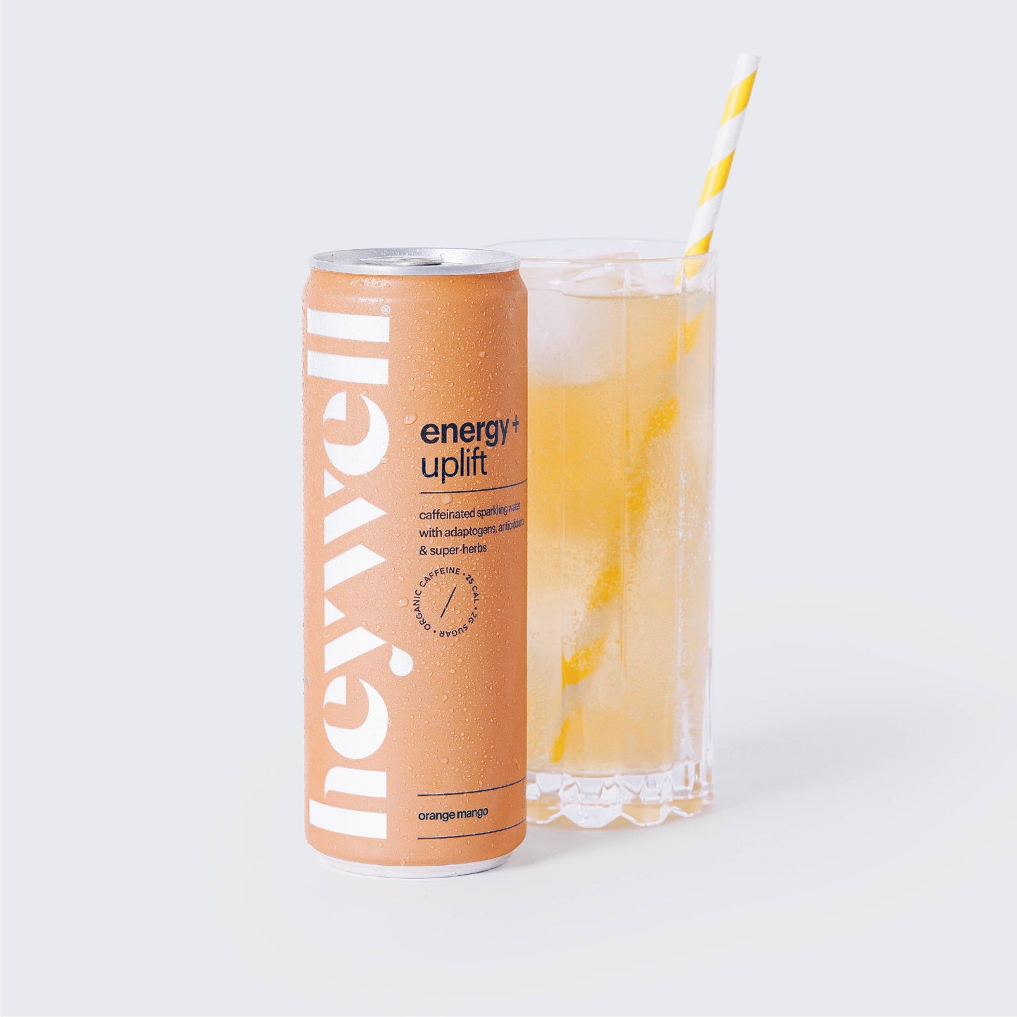 Heywell - heywell energy + uplift sparkling orange mango
