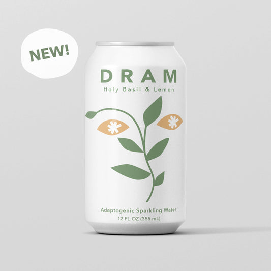 DRAM - Holy Basil & Lemon Adaptogenic Sparkling Water