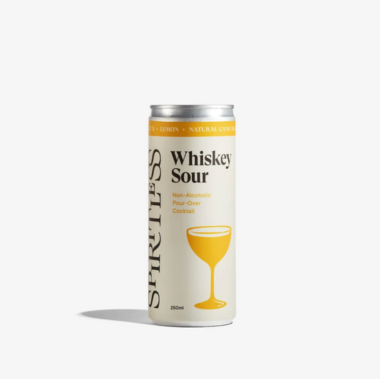 Spiritless Whiskey Sour Canned Cocktail 4 pk